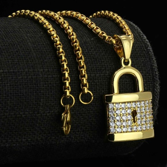 14k Gold Lock 24